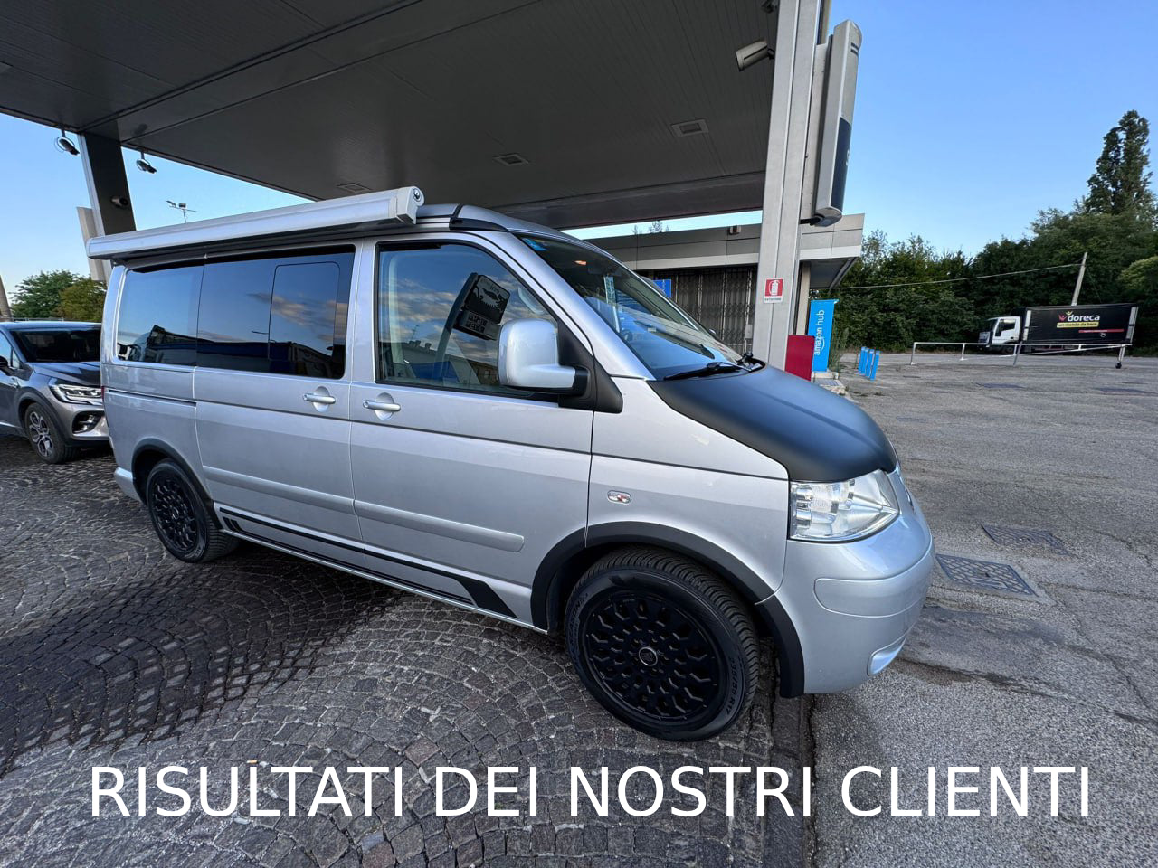 PARAFANGHI ADATTI PER VW TRANSPORTER T5 T5.1 2003-2015 NERO OPACO