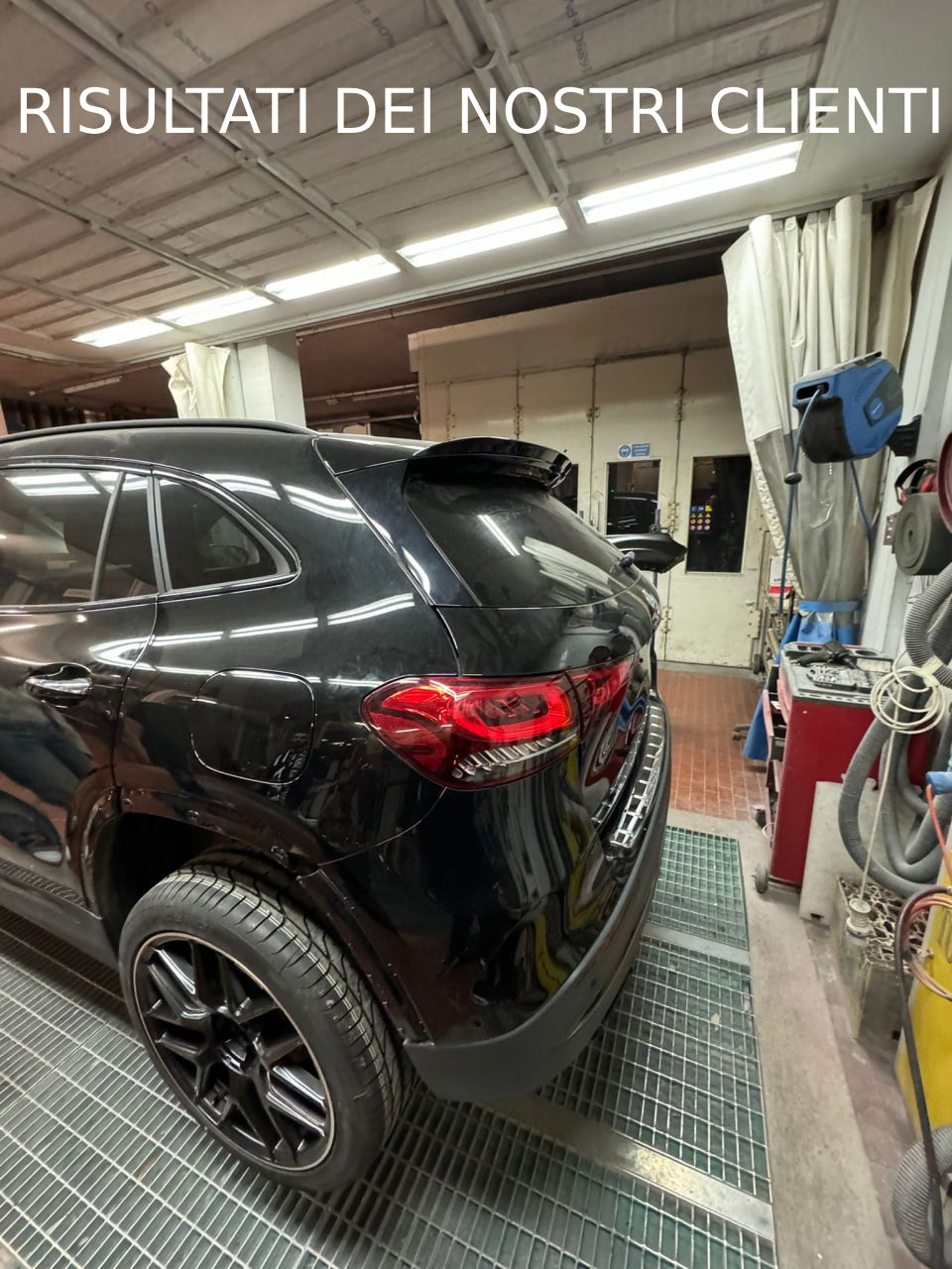 SPOILER TETTO POSTERIORE AMG PER MERCEDES GLA H247 2020+ ALA AGGIUNTIVA NERO