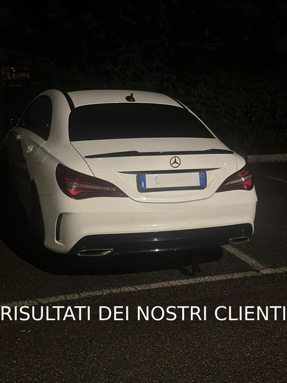 SPOILER ADATTO PER MERCEDES CLA C117 2013+ LOOK NERO LUCIDO DESIGN SPORTIVO