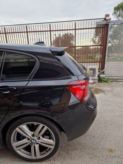 SPOILER POSTERIORE SUL TETTO BMW SERIE 1 F20 F21 2011-2019 NERO LUCIDO