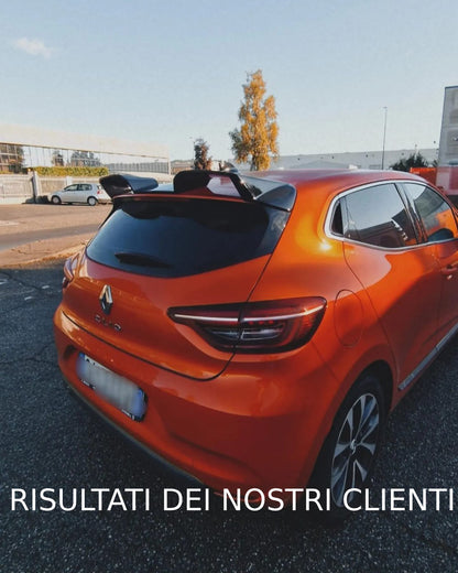 ROOF SPOILER SUITABLE FOR RENAULT CLIO 5 V 2019+ GLOSSY BLACK SPORTY LOOK -