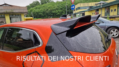 ROOF SPOILER SUITABLE FOR RENAULT CLIO 5 V 2019+ GLOSSY BLACK SPORTY LOOK -