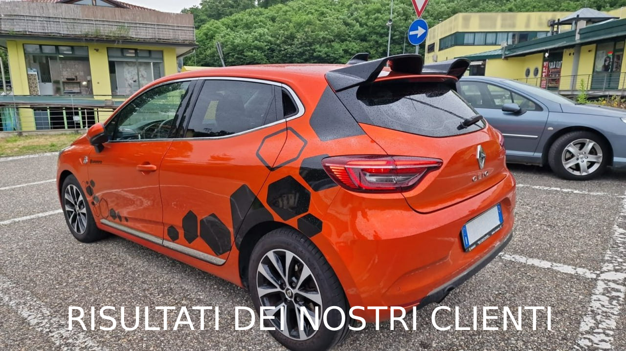 ROOF SPOILER SUITABLE FOR RENAULT CLIO 5 V 2019+ GLOSSY BLACK SPORTY LOOK -