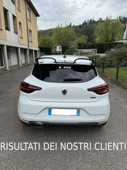 ROOF SPOILER SUITABLE FOR RENAULT CLIO 5 V 2019+ GLOSSY BLACK SPORTY LOOK -