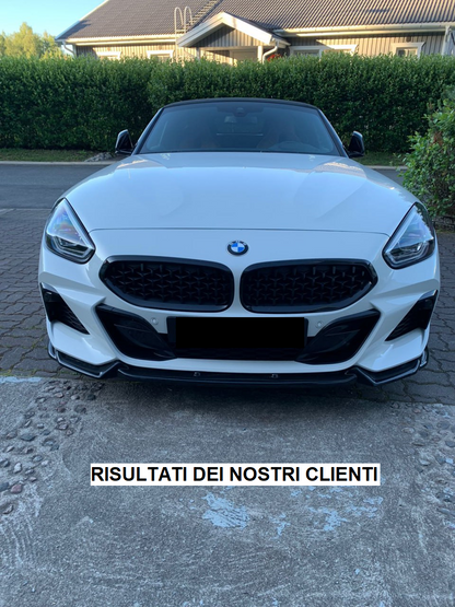 SPLITTER SUITABLE FOR BMW Z4 G29 2018+ M LOOK GLOSSY BLACK SPORTY DESIGN 