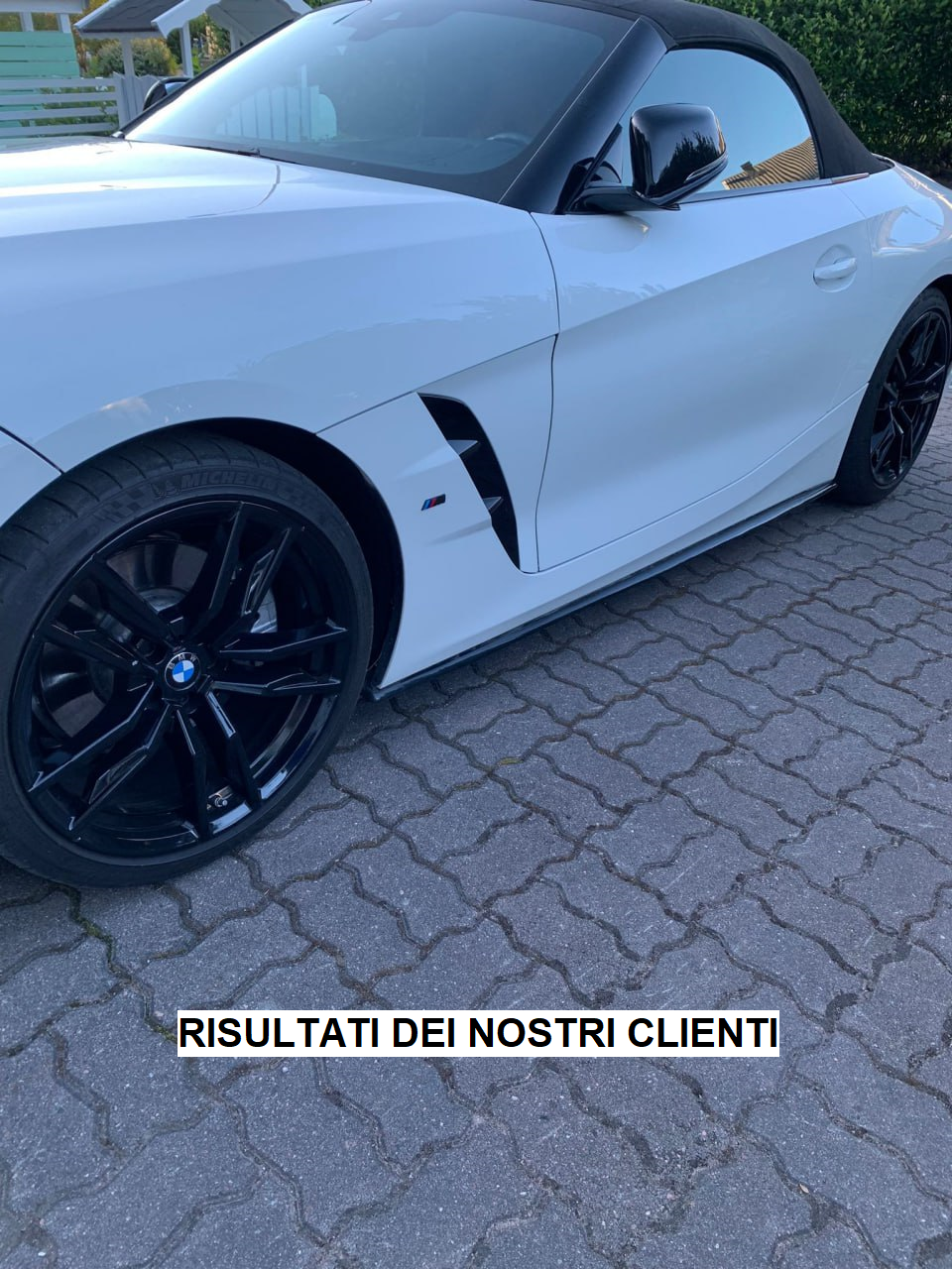SPLITTER SUITABLE FOR BMW Z4 G29 2018+ M LOOK GLOSSY BLACK SPORTY DESIGN 