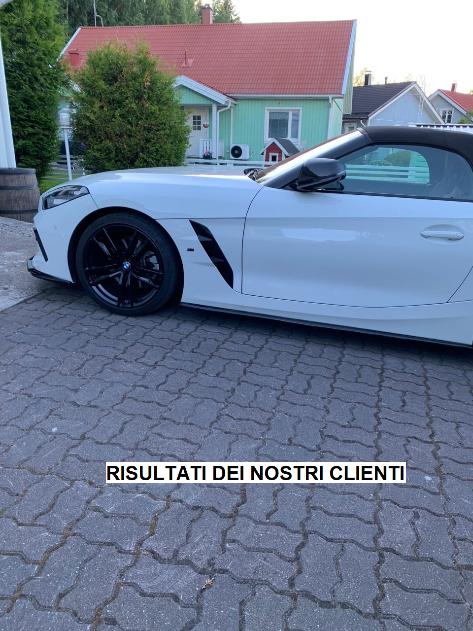 SPLITTER ADATTO PER BMW Z4 G29 2018+ LOOK M NERO LUCIDO DESIGN SPORTIVO