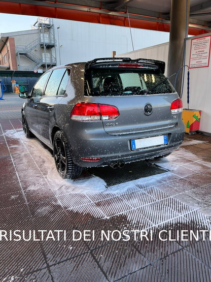 SPOILER adatto per VW GOLF 6 LOOK OETTINGER NERO LUCIDO