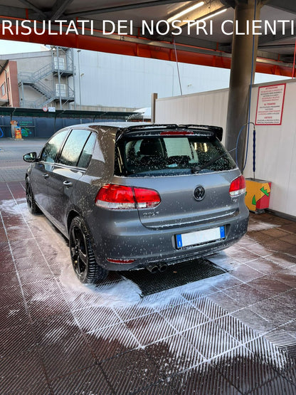 SPOILER adatto per VW GOLF 6 LOOK OETTINGER NERO LUCIDO