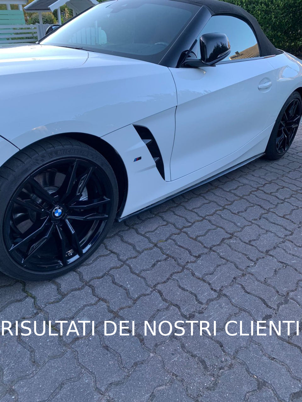 SOTTO MINIGONNE ADATTO PER BMW Z4 G29 2018+ LOOK M NERO LUCIDO