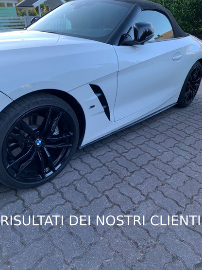 SOTTO MINIGONNE ADATTO PER BMW Z4 G29 2018+ LOOK M NERO LUCIDO