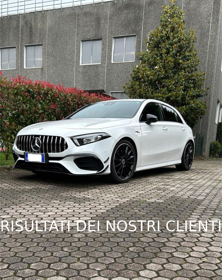 🔝PARAURTI ADATTO PER MERCEDES-BENZ CLASSE A W177 LOOK AMG A45S GRIGLIA CROMATA