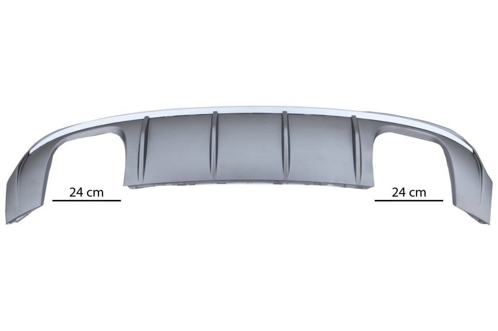 DIFFUSER suitable for Audi A3 8V 2016-2020 SEDAN CABRIO SLINE LOOK S3