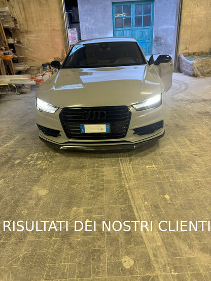 Splitter adatto per Audi S7 / A7 S-Line C7 FL 2014-2017 Front Splitter