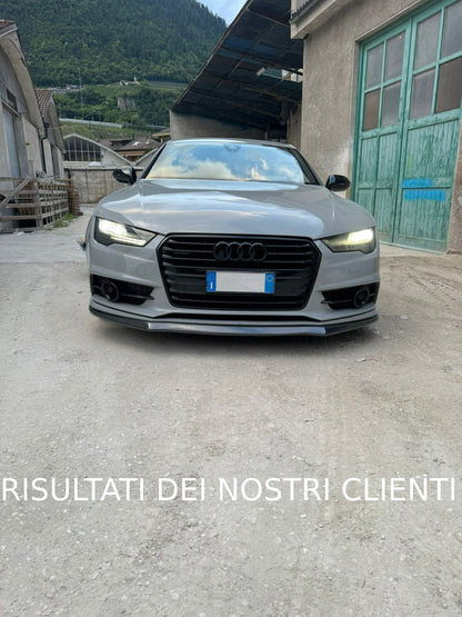 Splitter adatto per Audi S7 / A7 S-Line C7 FL 2014-2017 Front Splitter