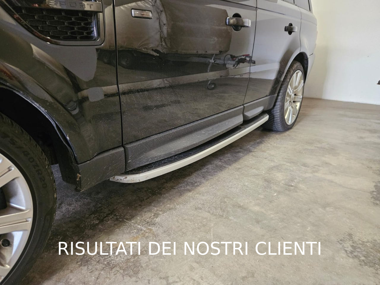 PEDANE ADATTE PER RANGE ROVER SPORT L320 2005-2012 OEM ALLUMINIO LOOK SPORTIVO