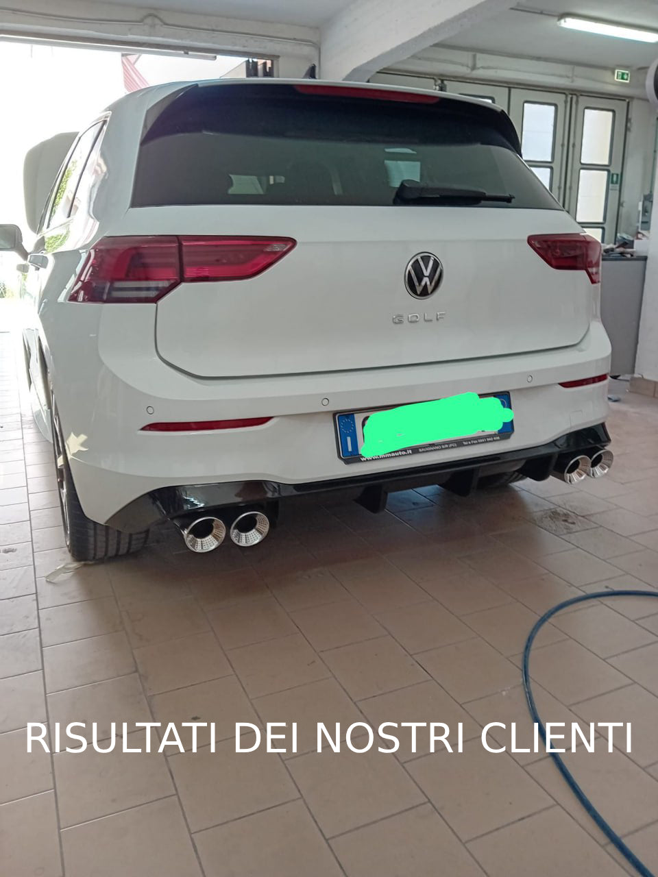 💎DIFFUSORE ADATTO PER VW GOLF 8 2+2 LOOK R DESIGN SPORTIVO💎