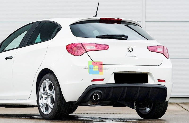 DAM ADATTO PER ALFA ROMEO GIULIETTA SOTTO PARAURTI DIFFUSORE ABS VELOCE NERO OPACO