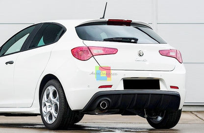 DAM ADATTO PER ALFA ROMEO GIULIETTA SOTTO PARAURTI DIFFUSORE ABS VELOCE NERO OPACO