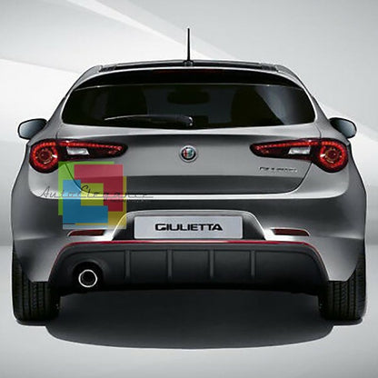 DAM ADATTO PER ALFA ROMEO GIULIETTA SOTTO PARAURTI DIFFUSORE ABS VELOCE NERO OPACO