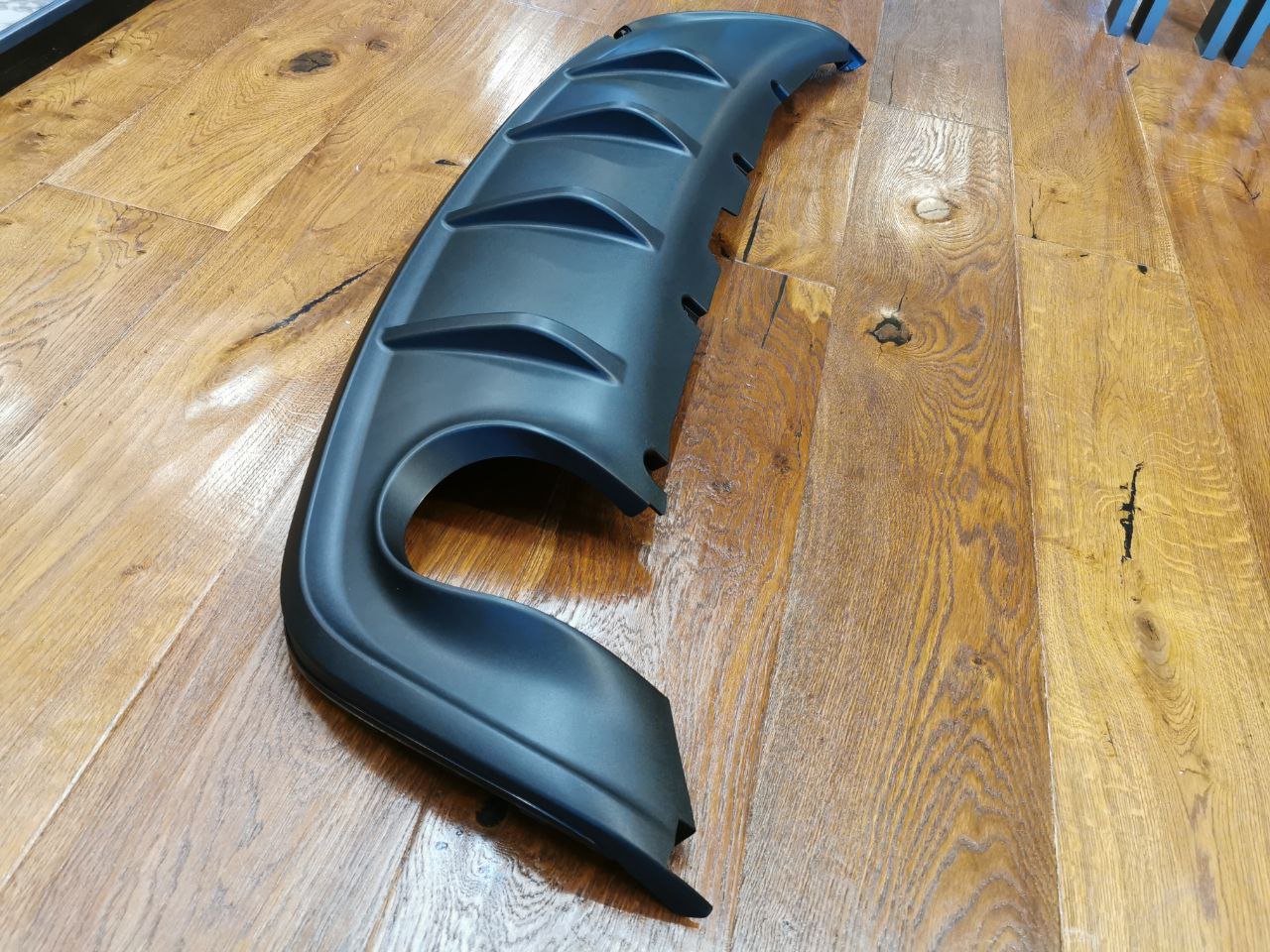 DAM ADATTO PER ALFA ROMEO GIULIETTA SOTTO PARAURTI DIFFUSORE ABS VELOCE NERO OPACO