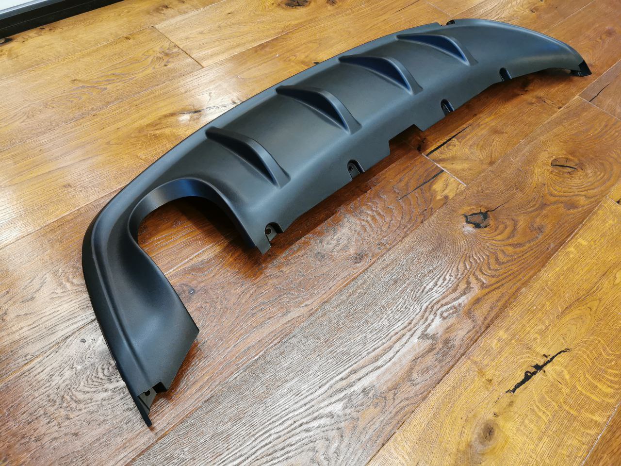 DAM ADATTO PER ALFA ROMEO GIULIETTA SOTTO PARAURTI DIFFUSORE ABS VELOCE NERO OPACO