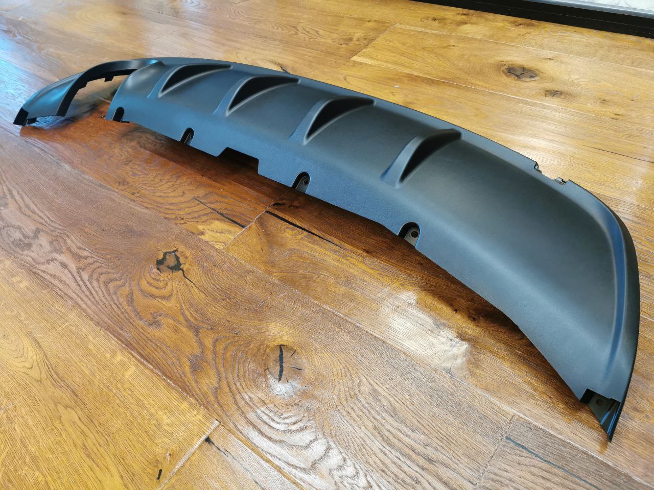 DAM ADATTO PER ALFA ROMEO GIULIETTA SOTTO PARAURTI DIFFUSORE ABS VELOCE NERO OPACO