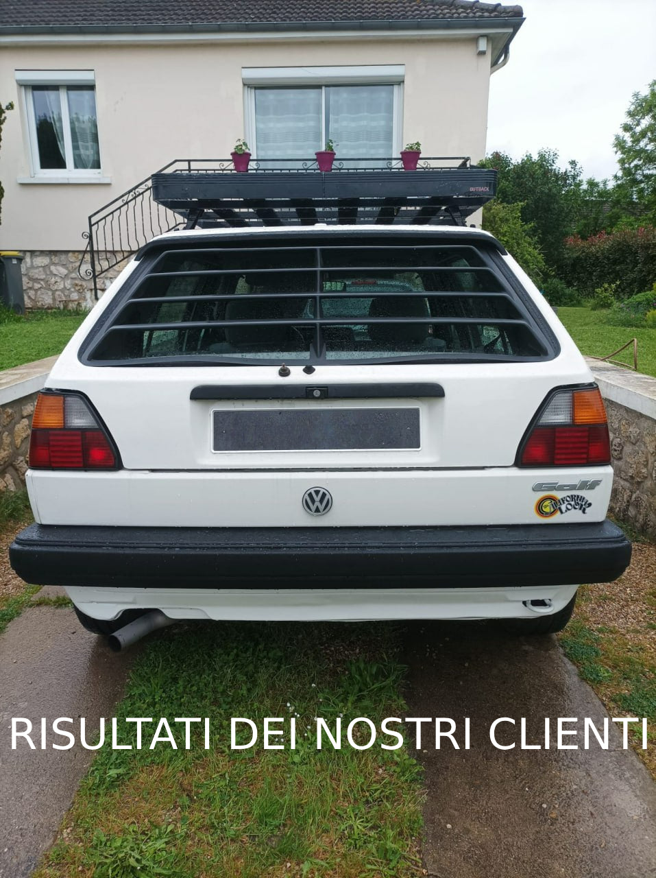 GRIGLIA LUNOTTO ADATTO PER VW GOLF 2 GREZZO (PROMO)