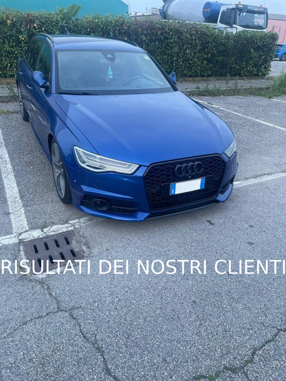 💎GRIGLIA ANTERIORE AUDI A6 4G C7 2014+ LIFT AVANT BERLINA CALANDRA RS6 NERA💎