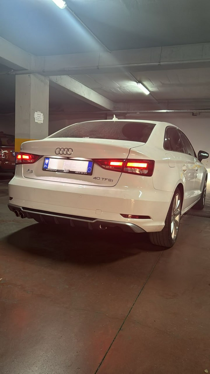 Diffusore adatto per audi a3 8v 2017+ lift standard berlina
