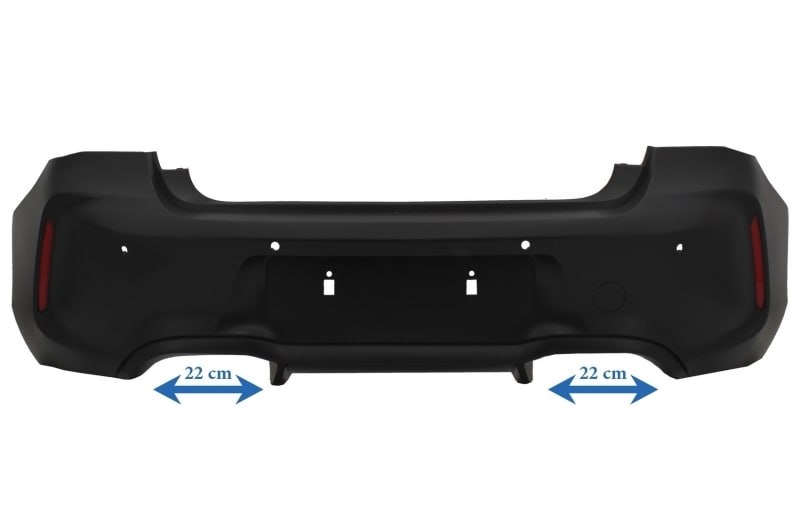 REAR BUMPER suitable for BMW 1 SERIES F20 F1 2015-2019 M2 LOOK 