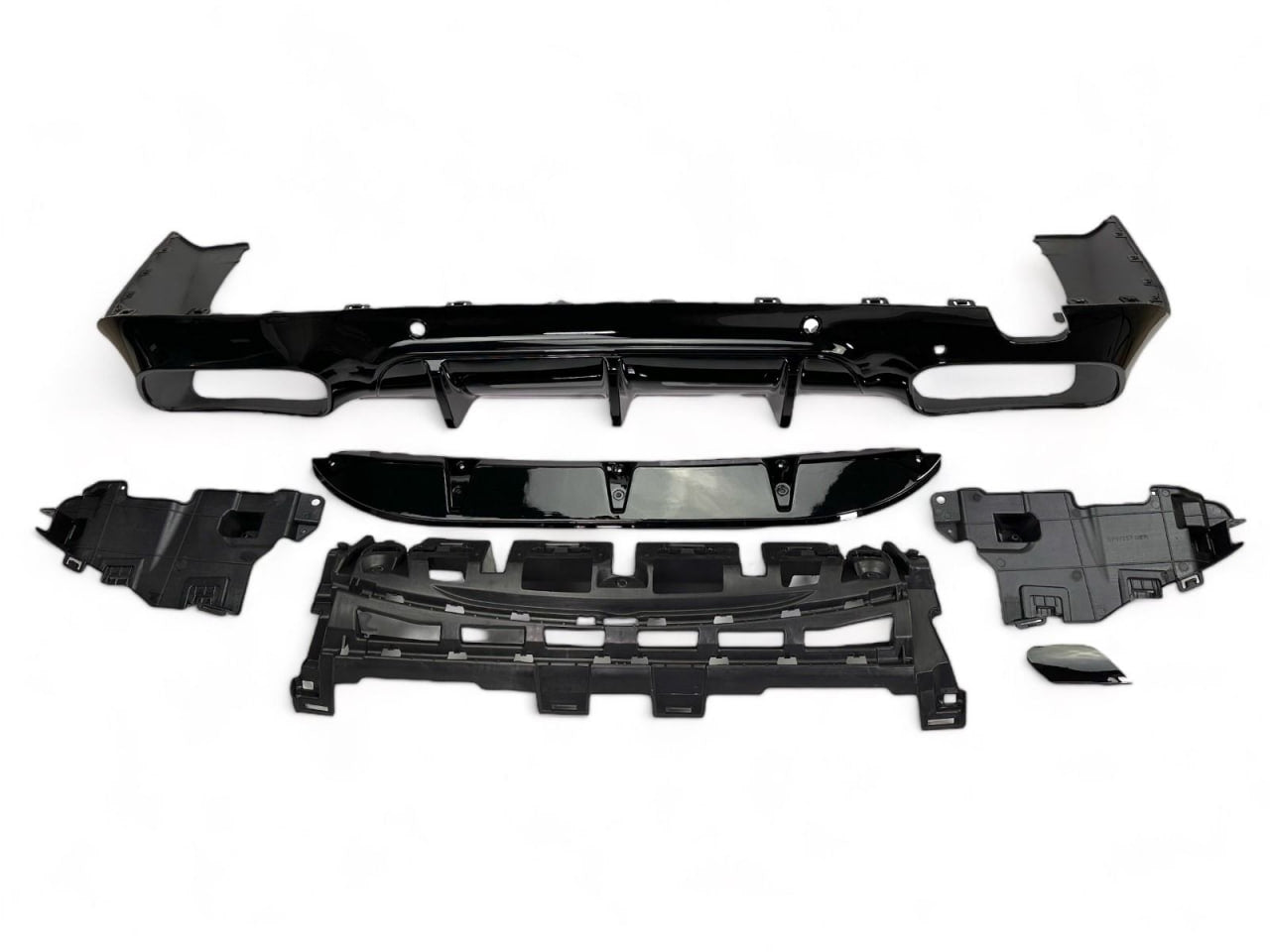 DIFFUSER SUITABLE FOR MERCEDES CLS C257 2018+ AMG LOOK CLS63s GLOSSY BLACK