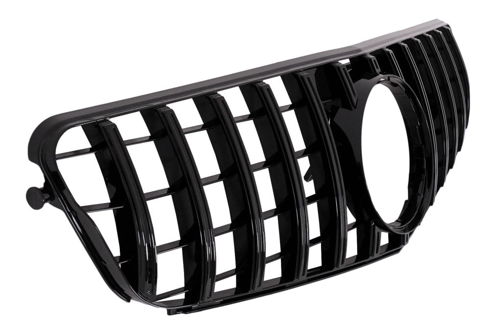 GRIGLIA ADATTA PER MERCEDES CLASSE C W204 C204 2007-2014 LOOK AMG GT NERO LUCIDO