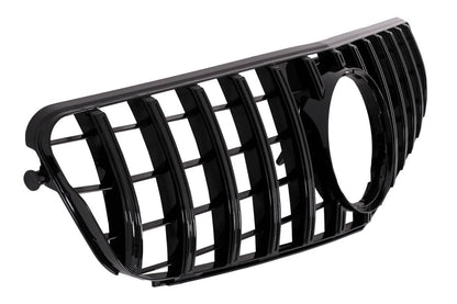 GRIGLIA ADATTA PER MERCEDES CLASSE C W204 C204 2007-2014 LOOK AMG GT NERO LUCIDO