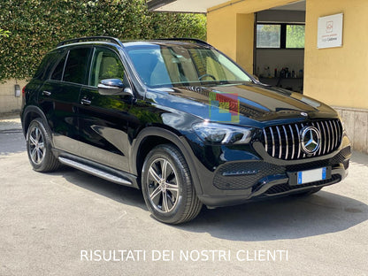 GRIGLIA ADATTA PER MERCEDES-BENZ GLE W167 2019+ STANDARD LOOK GT CROMATA