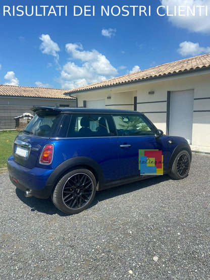 SPOILER ADATTO PER MINI COOPER R56 2005-2014 NERO LUCIDO LOOK SPORTIVO