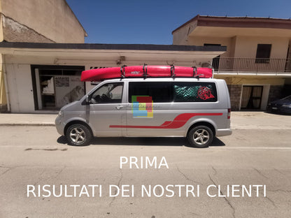 PARAFANGHI ADATTI PER VW TRANSPORTER T5 T5.1 2003-2015 NERO OPACO