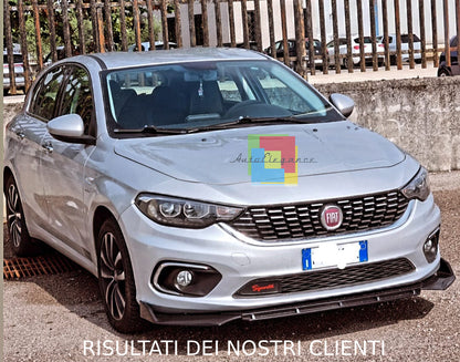 FRONT SPLITTER UNDER BUMPER SUITABLE FOR FIAT TIPO 2015-2020 gloss black