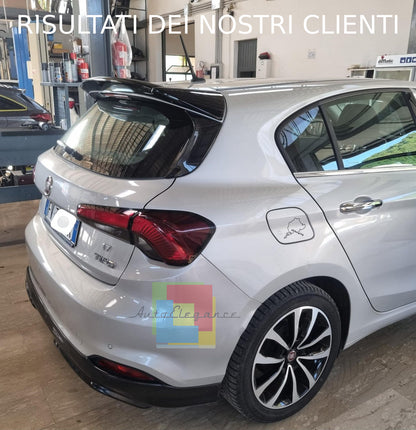 ROOF SPOILER SUITABLE FOR FIAT TIPO 2015+ SPORTY SEDAN LOOK GLOSSY BLACK