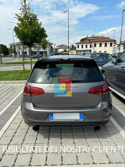 SPOILER TETTO ADATTO PER VW GOLF 7 VII 2012-2019 LOOK RLINE NERO LUCIDO ABS