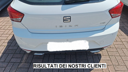 DIFFUSER SUITABLE FOR SEAT IBIZA 5 KJ 2017-2021 LOOK FR DESIGN MATT BLACK 