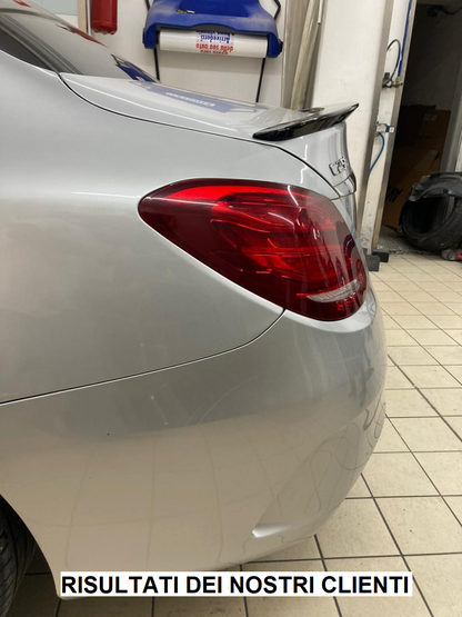 SPOILER BAGAGLIAIO ADATTO PER MERCEDES CLASSE C BERLINA W205 LOOK NERO LUCIDO