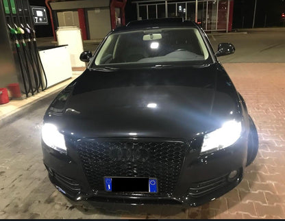 ✨GRIGLIA ANTERIORE AUDI A4 B8 2008 al 2012 AVANT BERLINA NERA NIDO D'APE QUATTRO