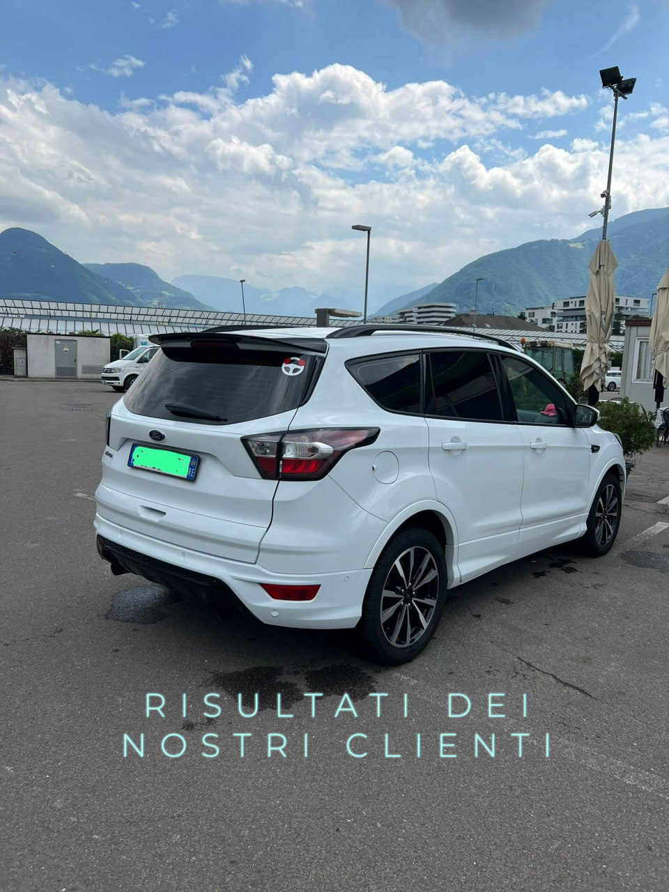 ROOF SPOILER SUITABLE FOR FORD KUGA II MK2 2012-2019 GLOSS BLACK