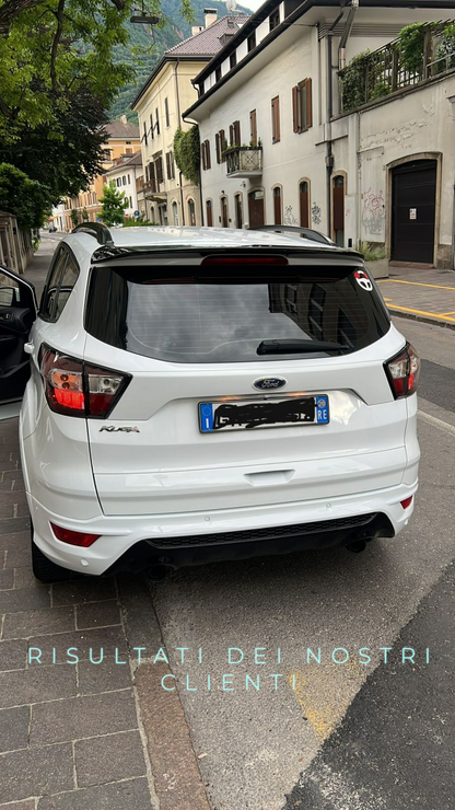ROOF SPOILER SUITABLE FOR FORD KUGA II MK2 2012-2019 GLOSS BLACK