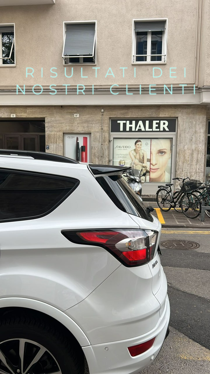 ROOF SPOILER SUITABLE FOR FORD KUGA II MK2 2012-2019 GLOSS BLACK