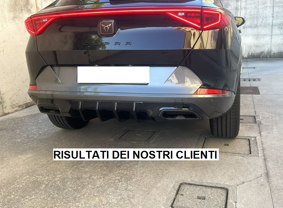 🚗DIFFUSORE ADATTO PER SEAT CUPRA FORMENTOR 2020+ NERO LUCIDO🚗