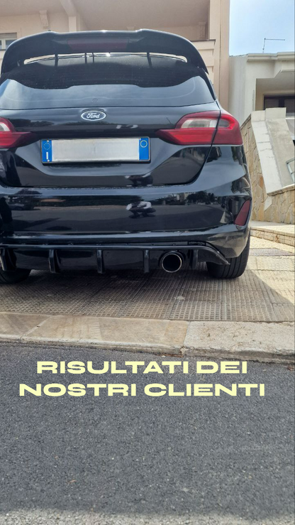 ⭐DIFFUSER SUITABLE FOR FORD FIESTA MK8 2017+⭐ ST-LINE GLOSS BLACK⭐