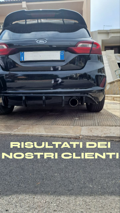 ⭐DIFFUSER SUITABLE FOR FORD FIESTA MK8 2017+⭐ ST-LINE GLOSS BLACK⭐