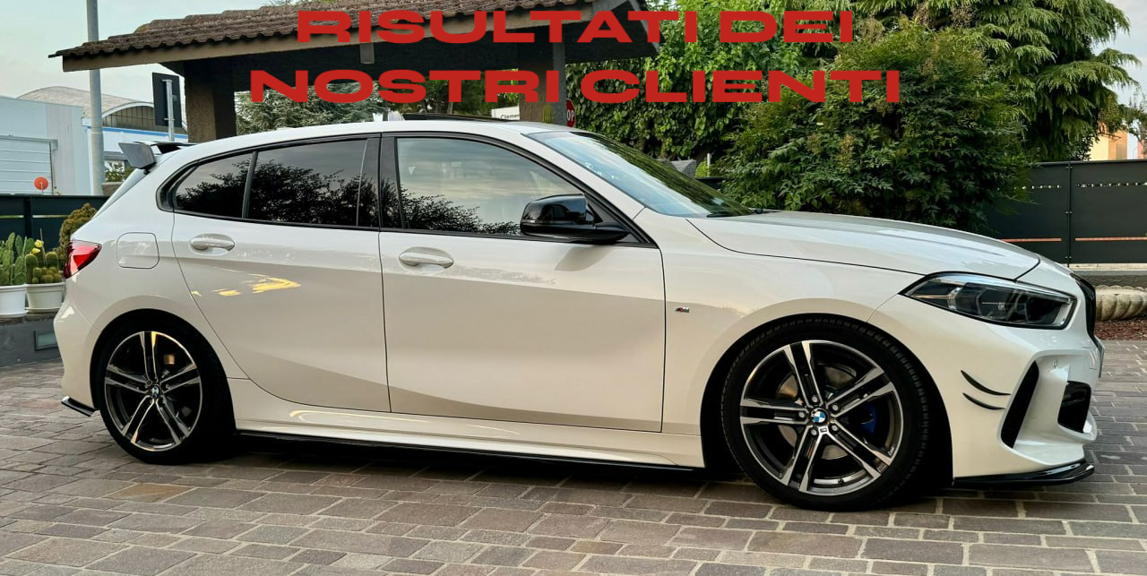 🔝BMW SERIE 1 F40 🔝LAME SOTTO MINIGONNE LATERALI SOTTOPORTA SPORTIVI ABS🔝